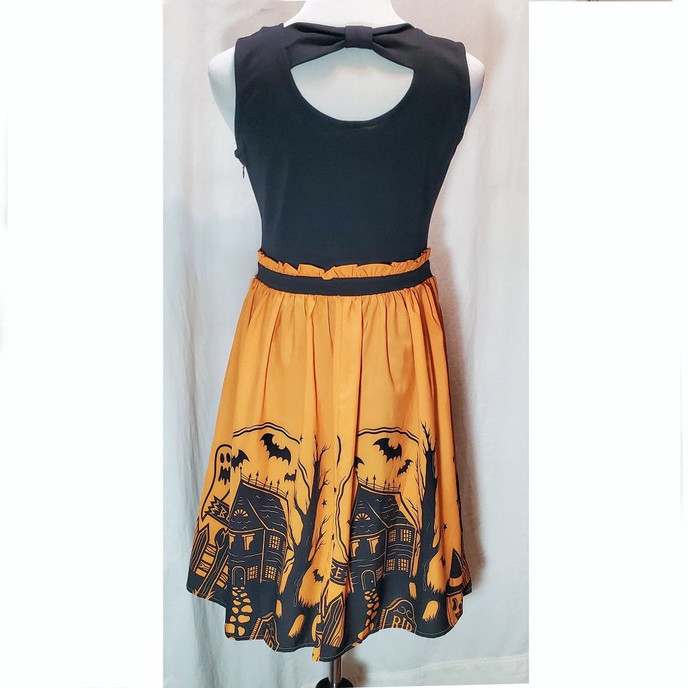 Haunted House Dress Halloween Goth NWT Sourpuss - Picture 4 of 4